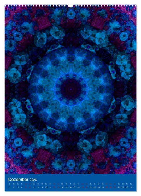 Produktbild: Meditative Pflanzenmandalas (hochwertiger Premium Wandkalender 2026 DIN A2 hoch), Kunstdruck in Hochglanz