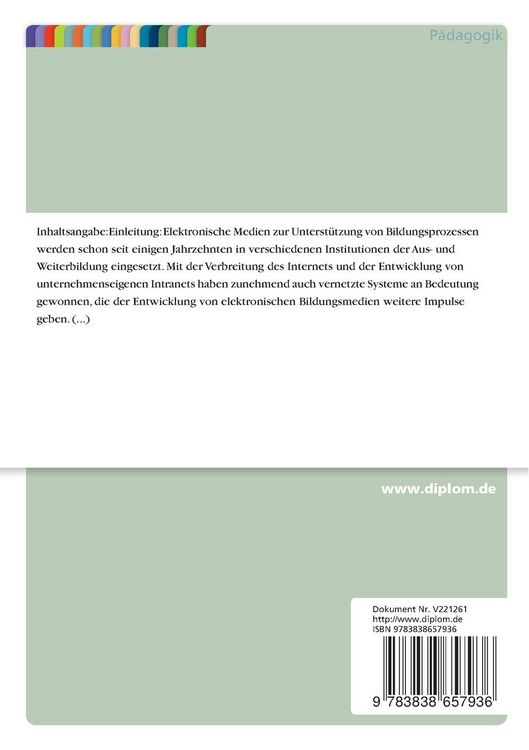 Produktbild: Traditionelle Weiterbildungsma&szlig;nahmen und E-Learning