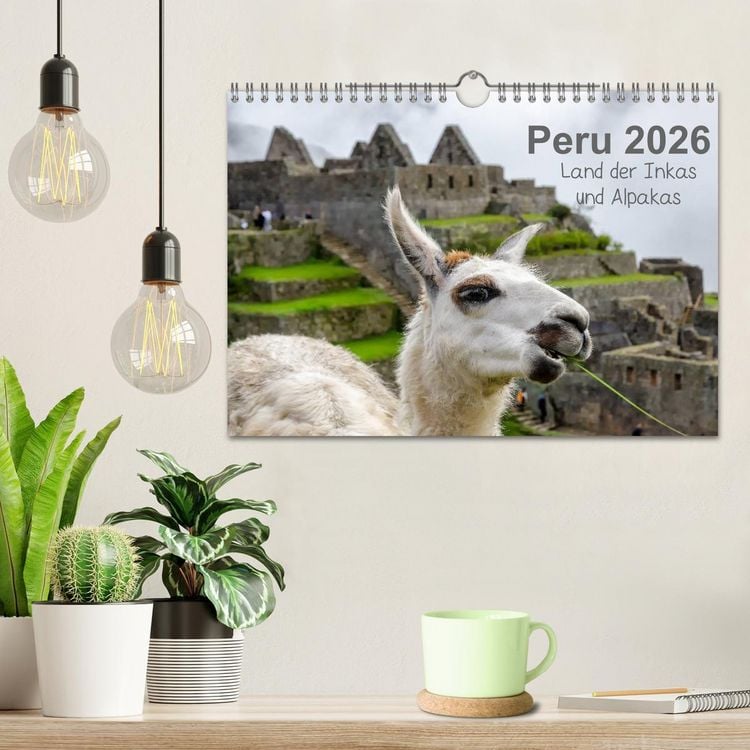 Produktbild: Peru - Land der Inkas und Alpakas (Wandkalender 2026 DIN A4 quer), CALVENDO Monatskalender