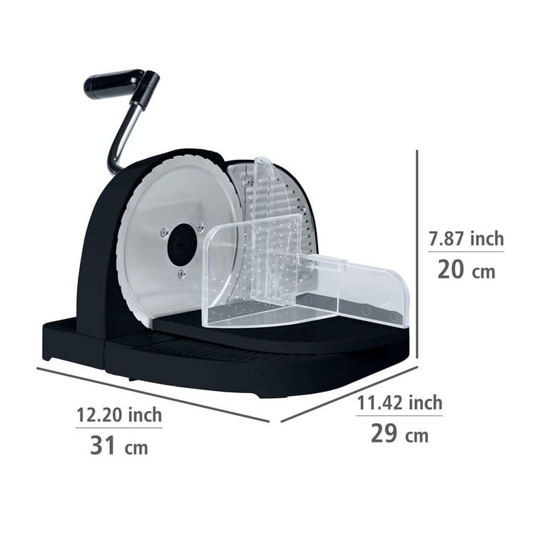 Produktbild: Brotschneidemaschine Schwarz, inkl. Restehalter
