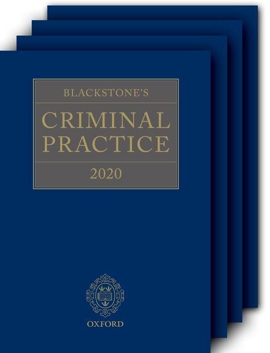 Produktbild: Blackstone's Criminal Practice 2020 (Book and All Supplements)