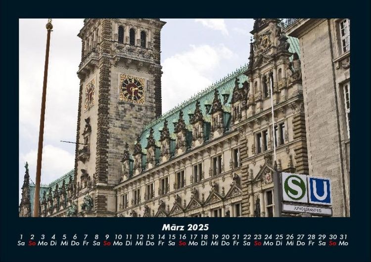 Produktbild: Hamburg 2025 Fotokalender DIN A4