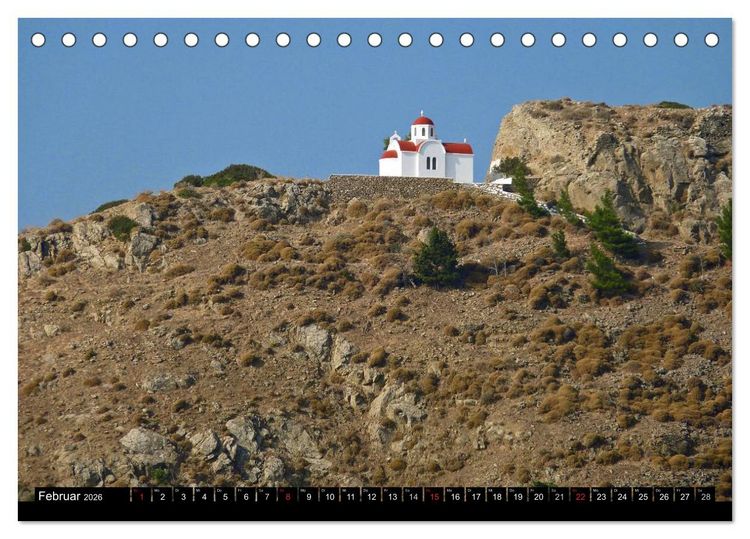 Produktbild: Karpathos / Griechenland (Tischkalender 2026 DIN A5 quer), CALVENDO Monatskalender