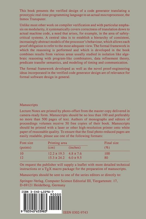 Produktbild: Programming Languages: Implementations, Logics, and Programs