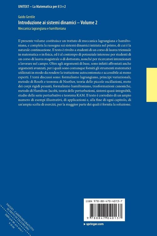 Produktbild: Introduzione ai sistemi dinamici - Volume 2