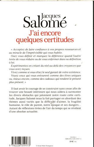 Produktbild: J'ai encore quelques certitudes