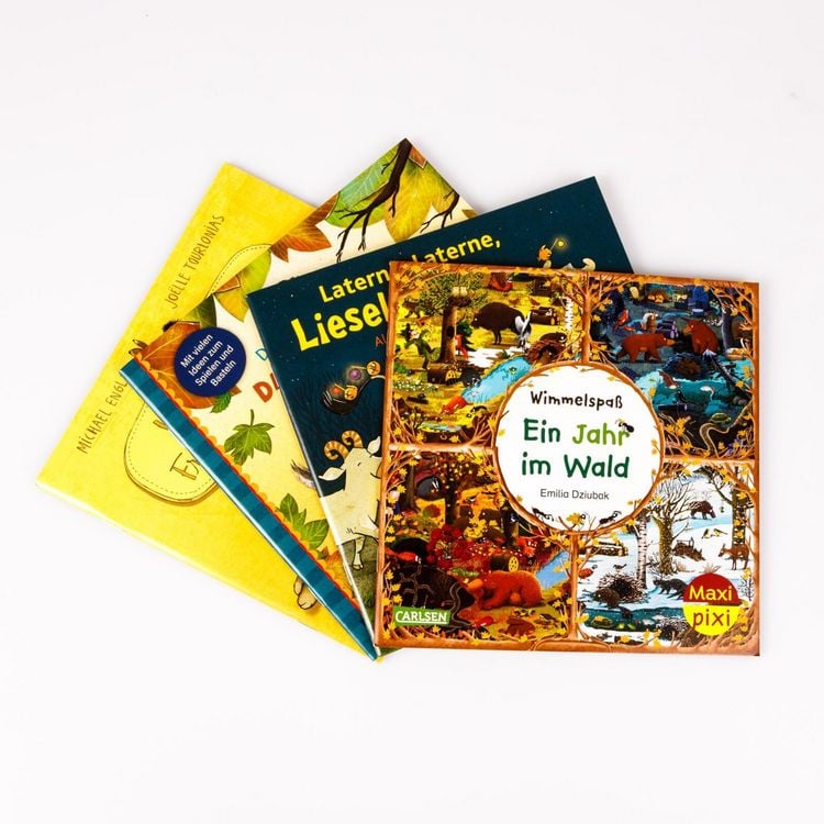 Produktbild: Maxi-Pixi-4er-Set 130: Mein kuscheliger Bilderbuch-Herbst (4x1 Exemplar)