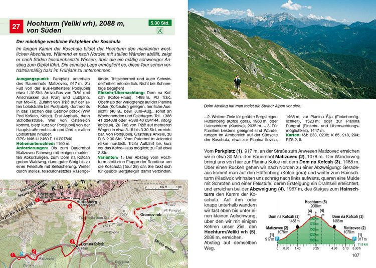 Produktbild: ROTHER Wanderf&uuml;hrer Karawanken und Steiner Alpen