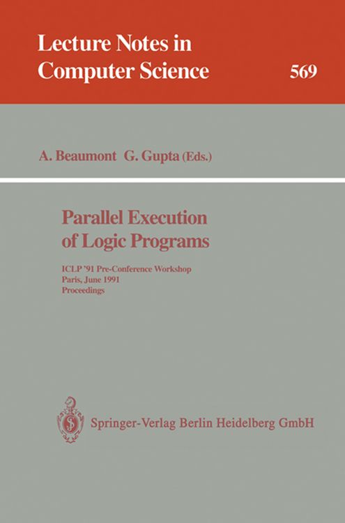 Produktbild: Parallel Execution of Logic Programs