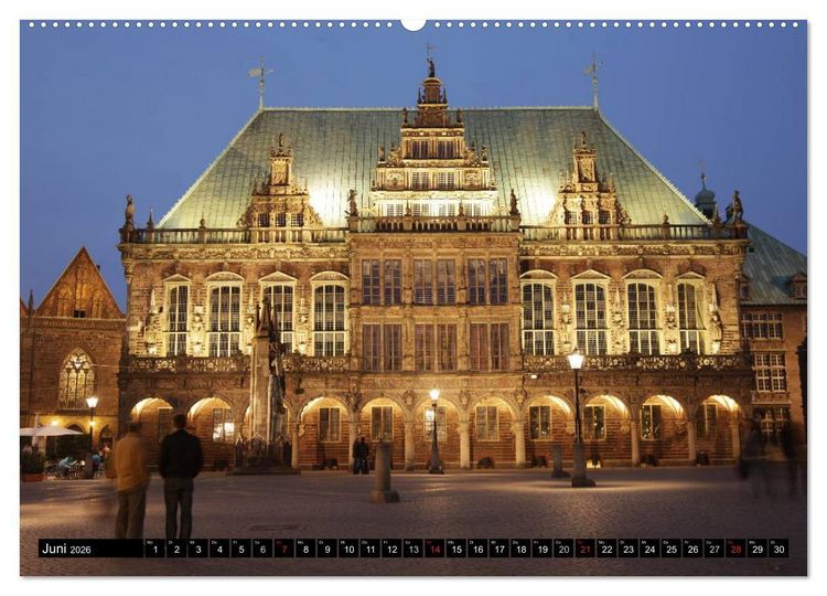 Produktbild: Deutschlands Hauptst&auml;dte (Wandkalender 2026 DIN A2 quer), CALVENDO Monatskalender