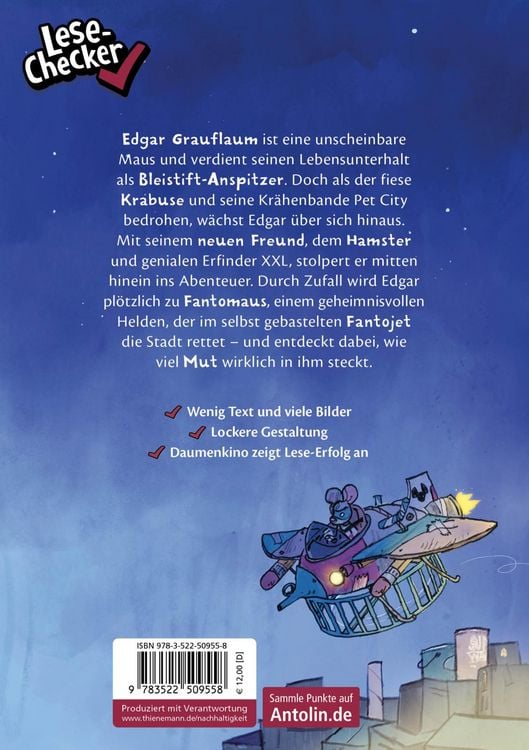 Produktbild: Fantomaus 1: Pl&ouml;tzlich Superheld!
