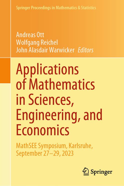 Produktbild: Applications of Mathematics in Sciences, Engineering, and Economics