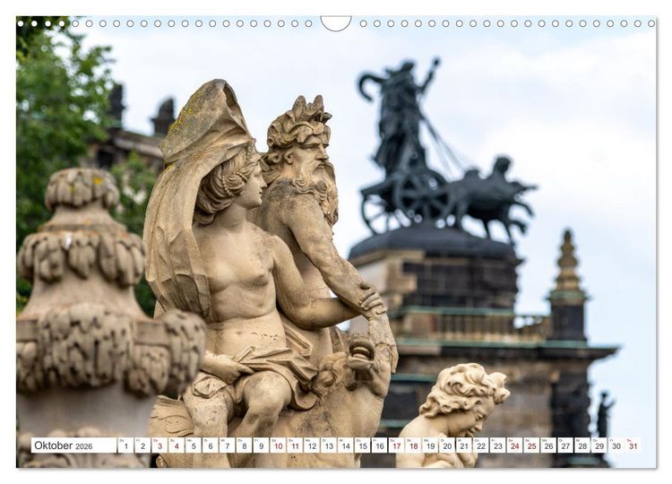 Produktbild: Dresden und Elbsandsteingebirge (Wandkalender 2026 DIN A3 quer), CALVENDO Monatskalender