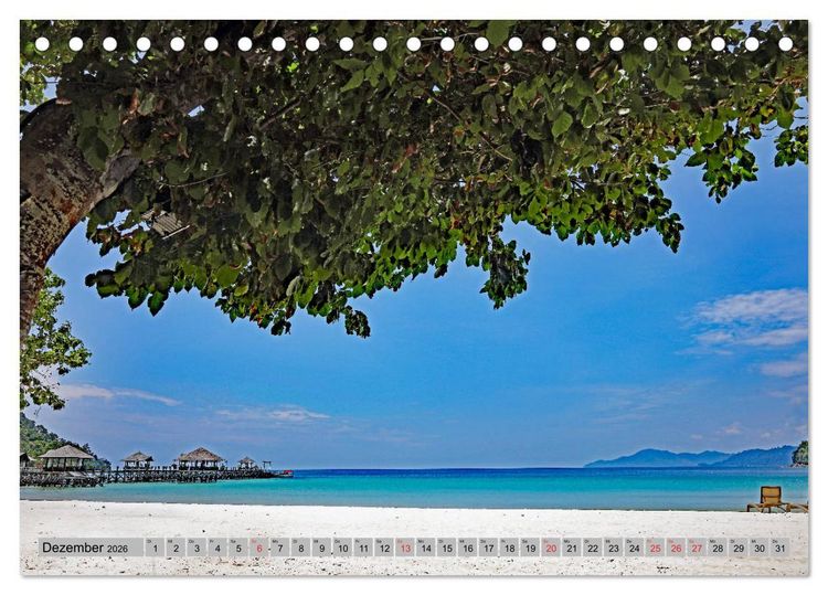 Produktbild: Malaysia-Impressionen (Tischkalender 2026 DIN A5 quer), CALVENDO Monatskalender