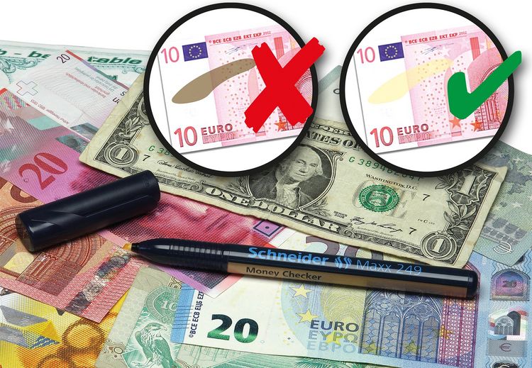 Produktbild: Geldschein-Pr&uuml;fstift Maxx 249 Blister mit 1 St&uuml;ck