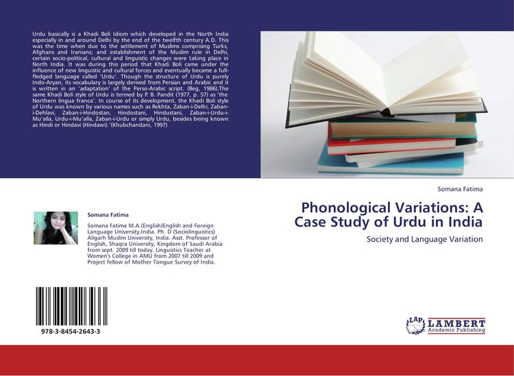Produktbild: Phonological Variations: A Case Study of Urdu in India