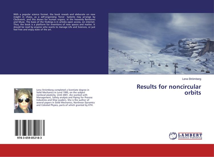Produktbild: Results for noncircular orbits