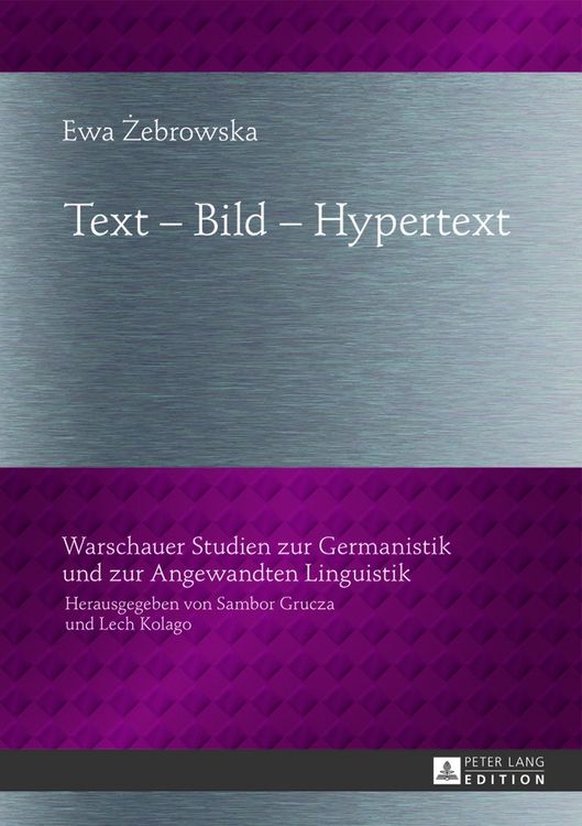 Produktbild: Text &ndash; Bild &ndash; Hypertext