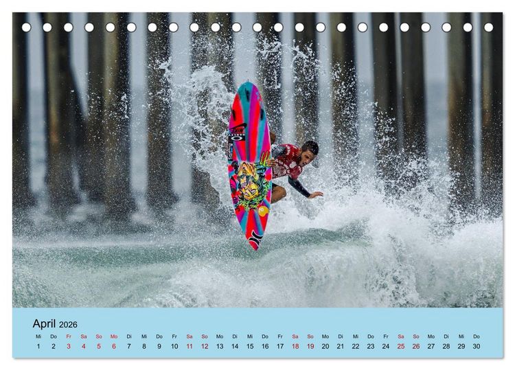 Produktbild: Nazare (Tischkalender 2026 DIN A5 quer), CALVENDO Monatskalender
