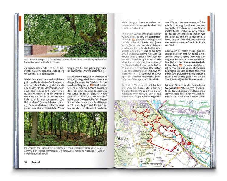 Produktbild: KOMPASS Wanderf&uuml;hrer Niederrhein, zwischen Rhein und Maas, 55 Touren mit Extra-Tourenkarte