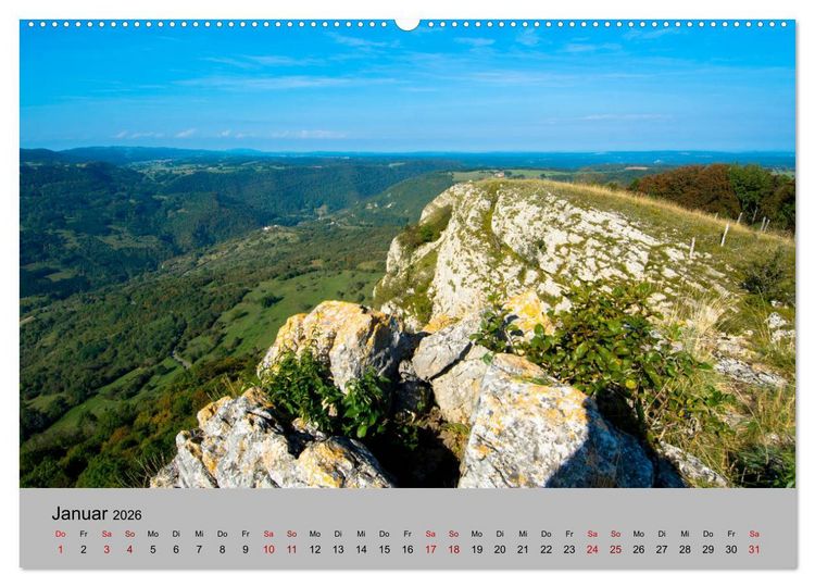 Produktbild: Zauberhaftes Franche Comt&eacute; (hochwertiger Premium Wandkalender 2026 DIN A2 quer), Kunstdruck in Hochglanz