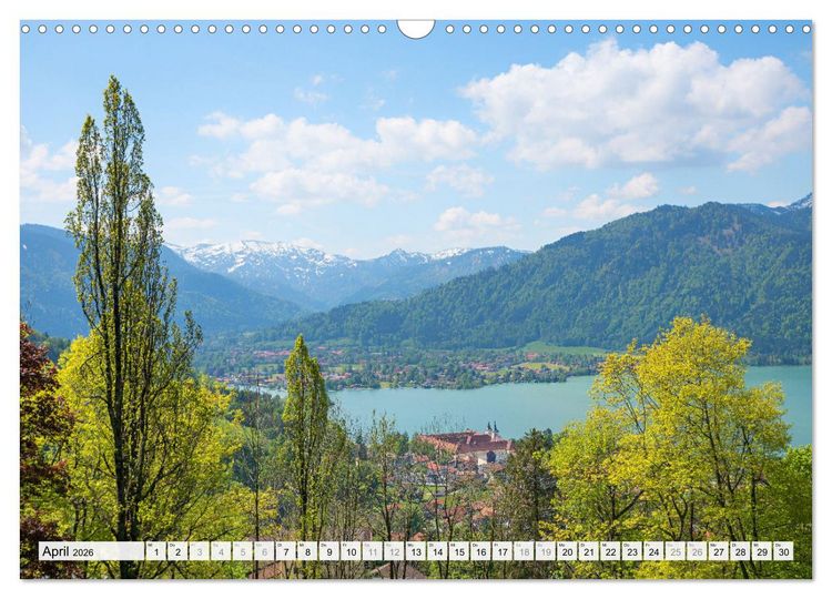 Produktbild: Es is so schee am Tegernsee (Wandkalender 2026 DIN A3 quer), CALVENDO Monatskalender