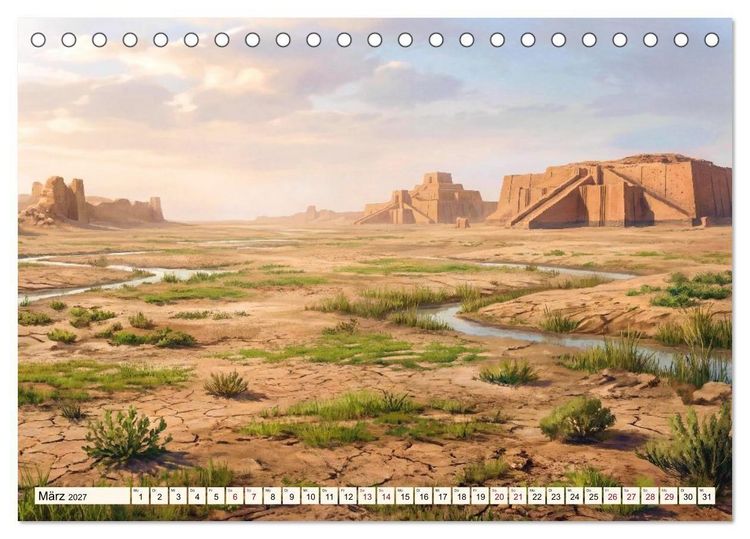 Produktbild: Welten der Literatur - Zw&ouml;lf Zust&auml;nde des Imagin&auml;ren (Tischkalender 2027 DIN A5 quer), CALVENDO Monatskalender