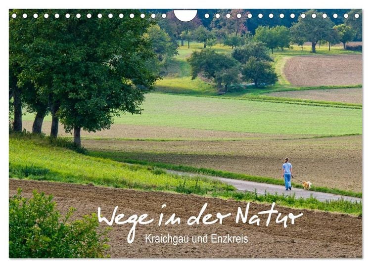 Produktbild: Wege in der Natur - Kraichgau und Enzkreis (Wandkalender 2026 DIN A4 quer), CALVENDO Monatskalender