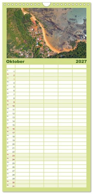 Produktbild: Familienplaner 2027 - Guinea - Das einzigartige Land in Westafrika. mit 5 Spalten (Wandkalender, 21 x 45 cm) CALVENDO