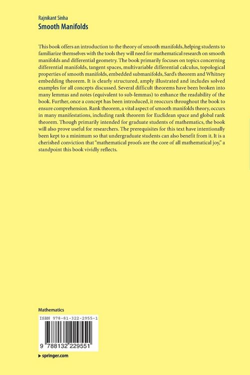 Produktbild: Smooth Manifolds