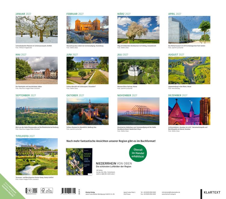 Produktbild: Kalender Niederrhein 2027