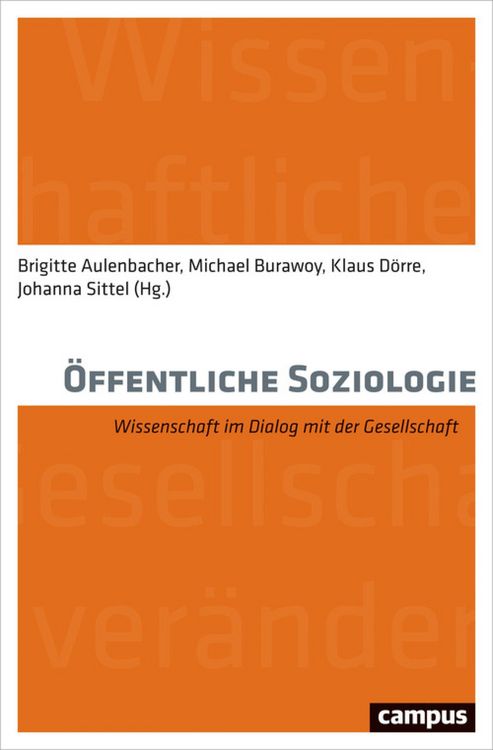 Produktbild: &Ouml;ffentliche Soziologie