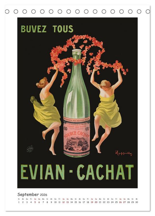 Produktbild: Leonetto Cappiello - Das goldene Zeitalter der Werbekunst (Tischkalender 2026 DIN A5 hoch), CALVENDO Monatskalender
