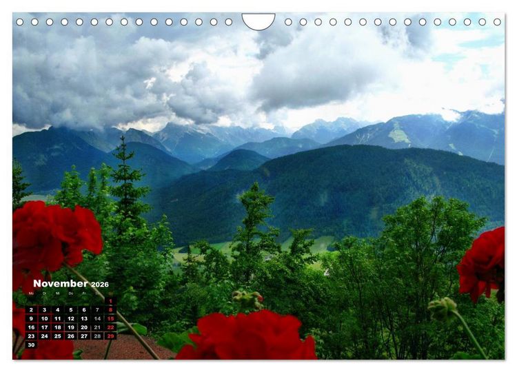 Produktbild: Unterwegs in Tirol (Wandkalender 2026 DIN A4 quer), CALVENDO Monatskalender