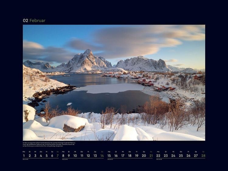 Produktbild: Norwegen - KUNTH Wandkalender 2027