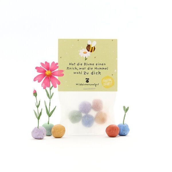 Produktbild: Komplimente Blumenmurmeln Hat die Blume einen Knick, war die Hummel wohl zu dick