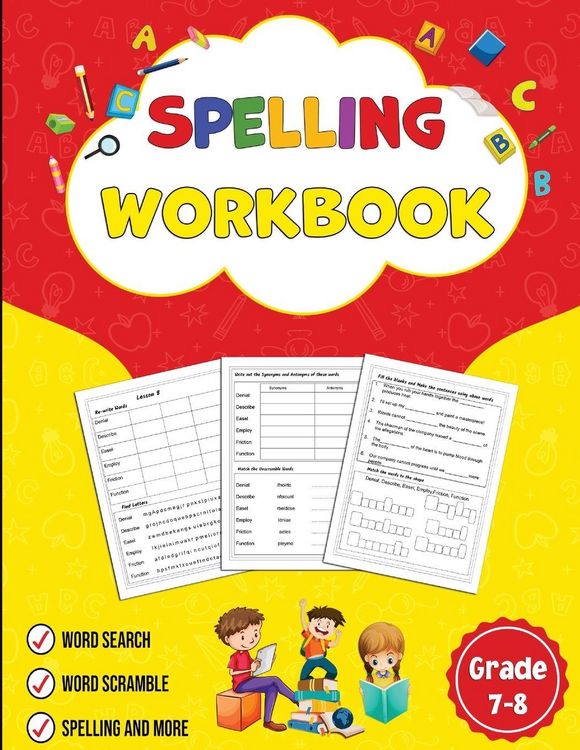Produktbild: Spelling workbook Grade 7-8