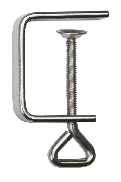 Produktbild: PEBARO 24/04 - Zwinge f&uuml;r Laubs&auml;getischchen, 40 mm Spannweite, vernickelt, Laubs&auml;gezwinge