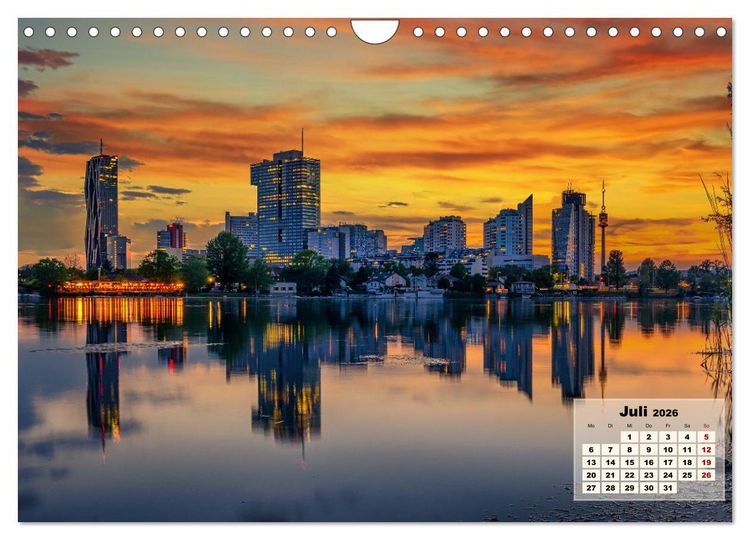 Produktbild: Die sch&ouml;ne blaue Donau (Wandkalender 2026 DIN A4 quer), CALVENDO Monatskalender