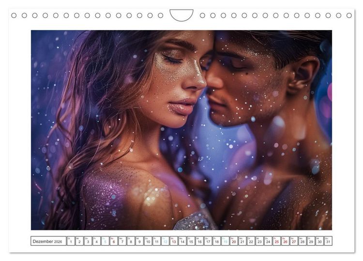 Produktbild: Zarte Verf&uuml;hrung (Wandkalender 2026 DIN A4 quer), CALVENDO Monatskalender
