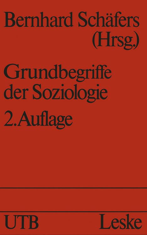 Produktbild: Grundbegriffe der Soziologie