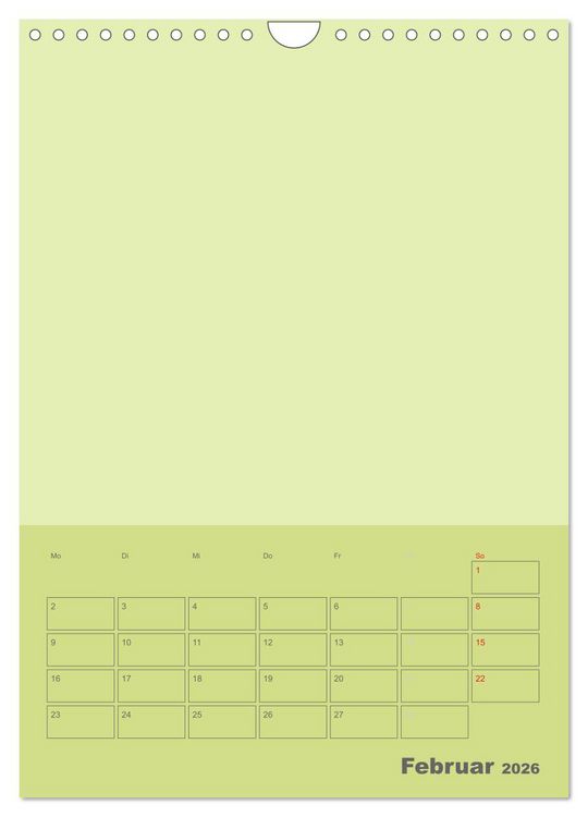Produktbild: Bastel Terminkalender (Wandkalender 2026 DIN A4 hoch), CALVENDO Monatskalender