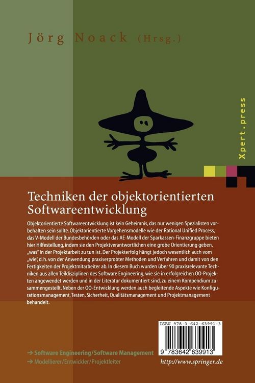 Produktbild: Techniken der objektorientierten Softwareentwicklung