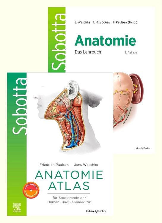 Produktbild: Sobotta-Duo Atlas und Lehrbuch