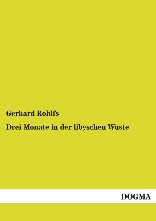 Produktbild: Drei Monate in der libyschen W&uuml;ste