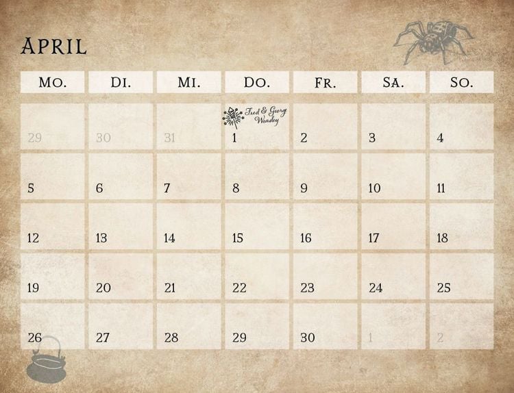Produktbild: Der inoffizielle K&uuml;chenkalender f&uuml;r Harry Potter Fans 2027