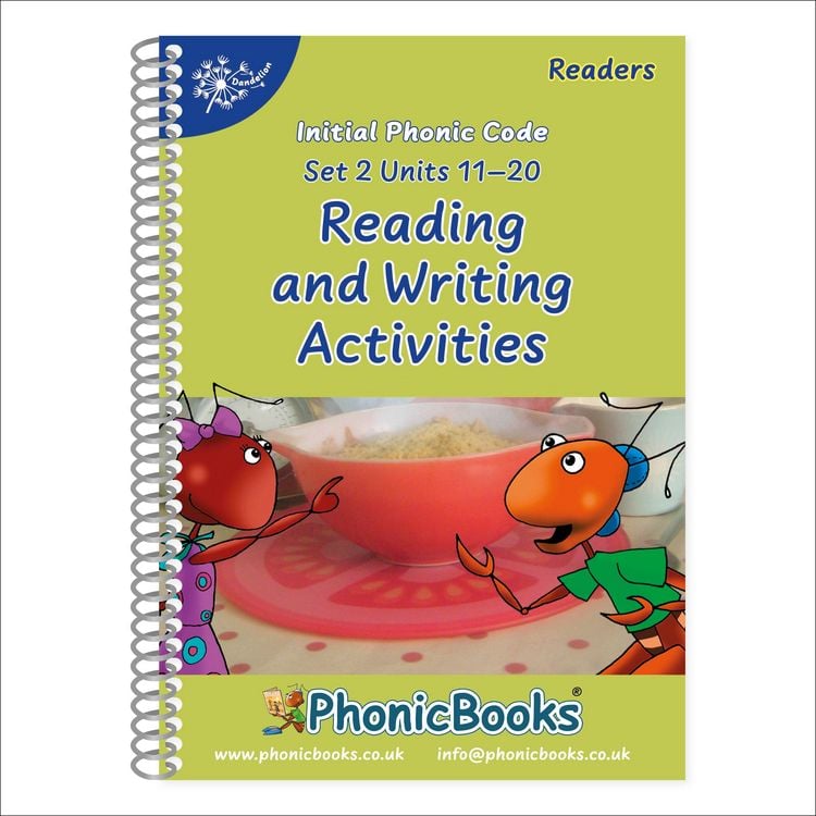 Produktbild: Phonic Books Dandelion Readers Reading and Writing Activities Set 2 Units 11-20