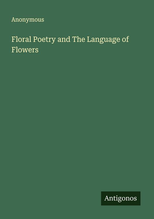 Produktbild: Floral Poetry and The Language of Flowers