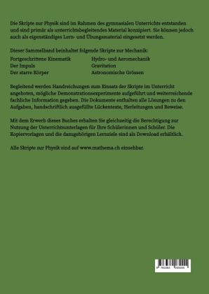 Produktbild: Skripte zur Physik - Weiterf&uuml;hrende Mechanik