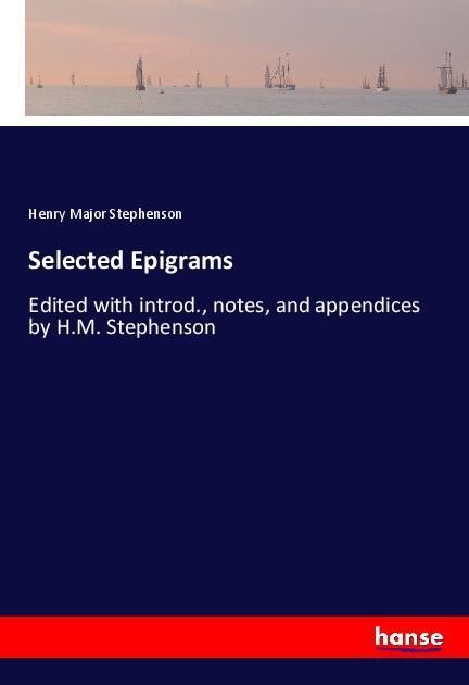 Produktbild: Selected Epigrams